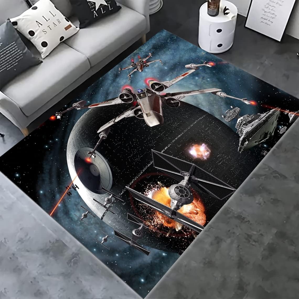 Star Wars Death Star Area Rug